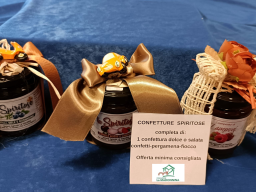 Bomboniere vasetti di miele con fiocco